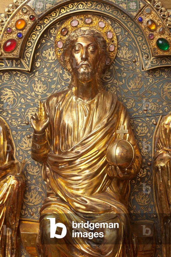 Chasse of church Notre-Dame, Tournai. Representing scenes of the Virgin's life and Christ passion.