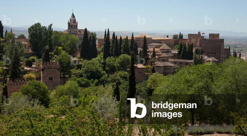 Alhambra. The site. The walls.