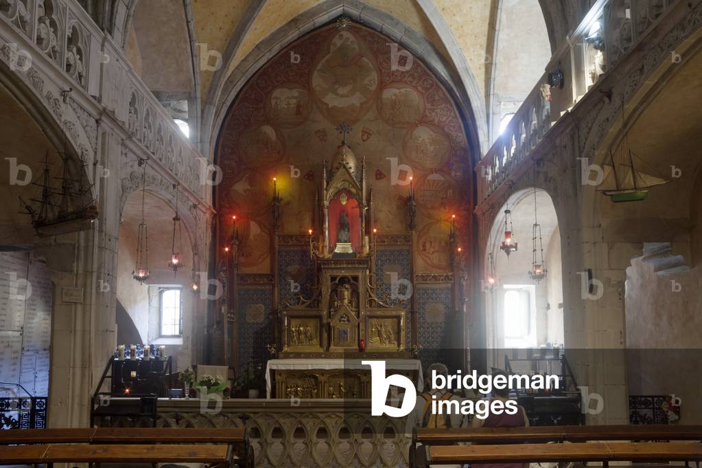 Chapel of the Virgin (Chapelle de la Vierge/Chapelle Notre-Dame). Interior. 1749.