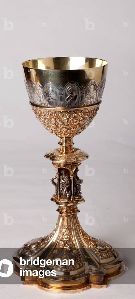Chalice. Gold and silversmithing.