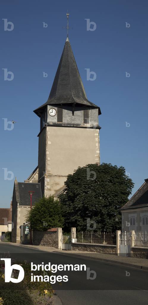 L'église, Thevet-Saint-Julien, Centre, Indre, France (photo)