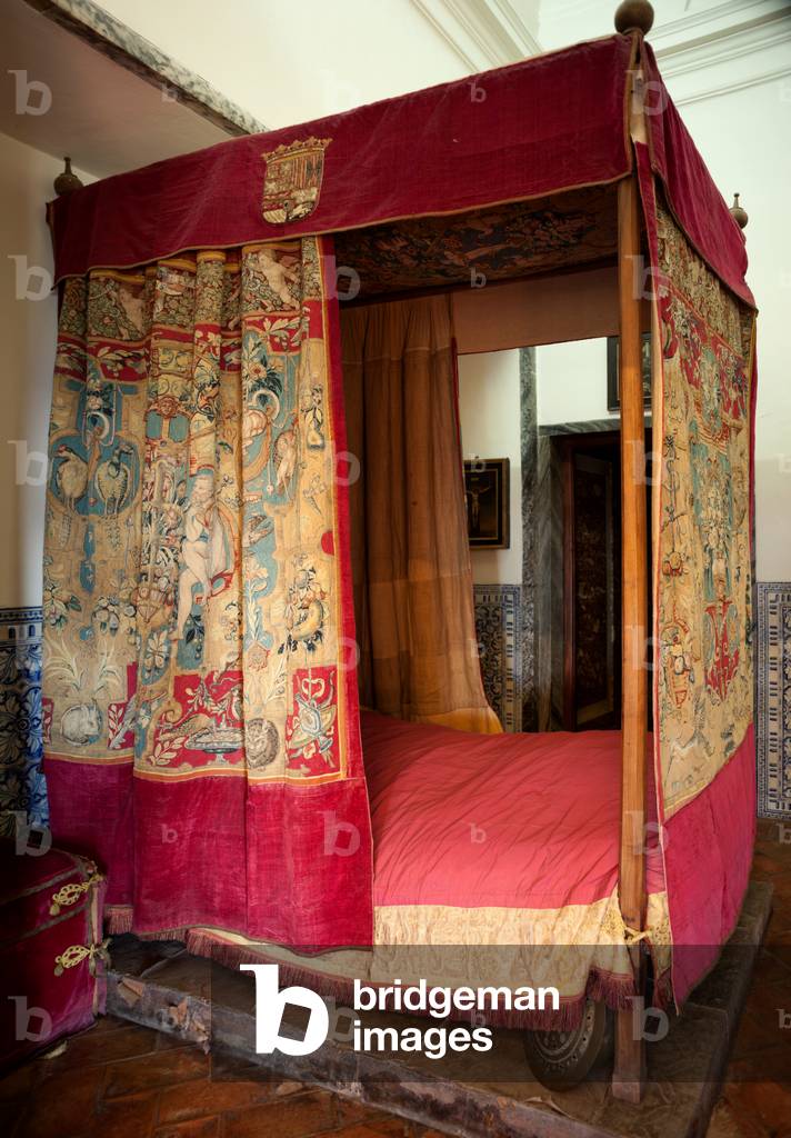 Museum collections. Flemish tapestry. Alcoba de Felipe II.