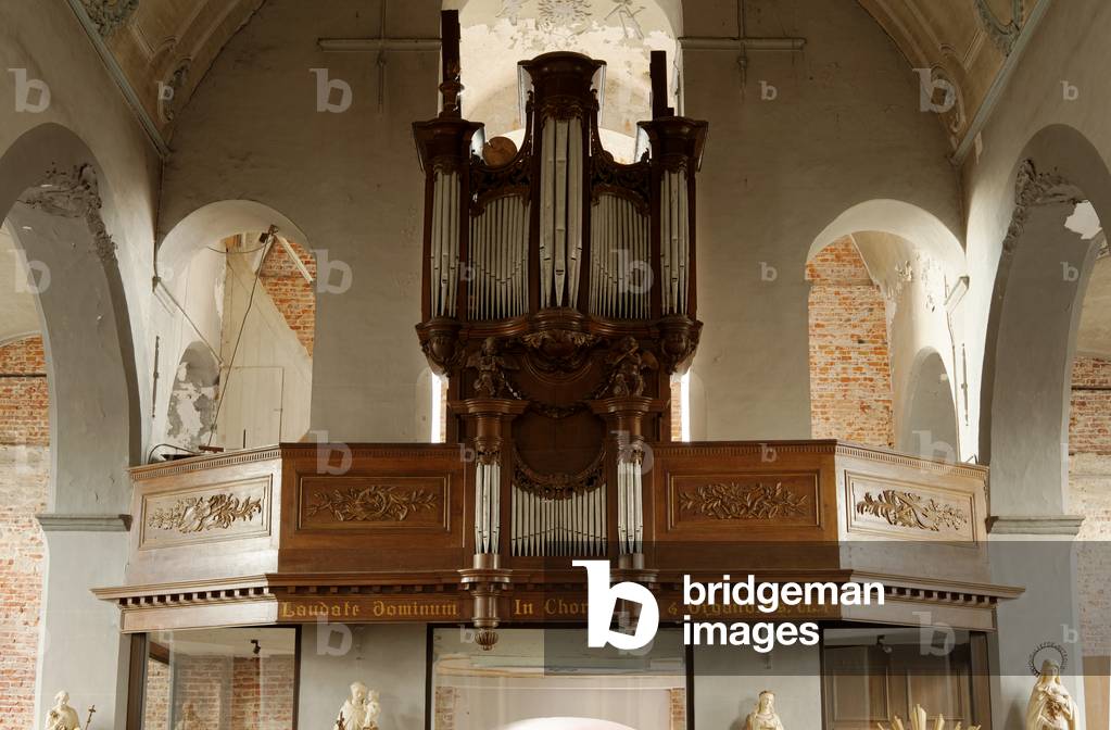 Sint-Kornelis Horebeke. Parish church (Sint-Korneliskerk). Interior. The organ.
