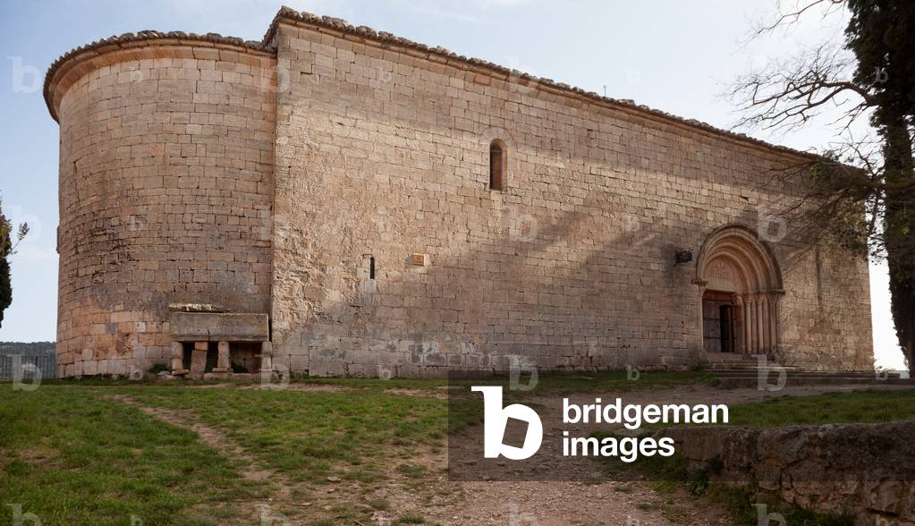 Parish church (Església de Santa Maria). Exterior. Northeast. Romanesque. 12th century.
