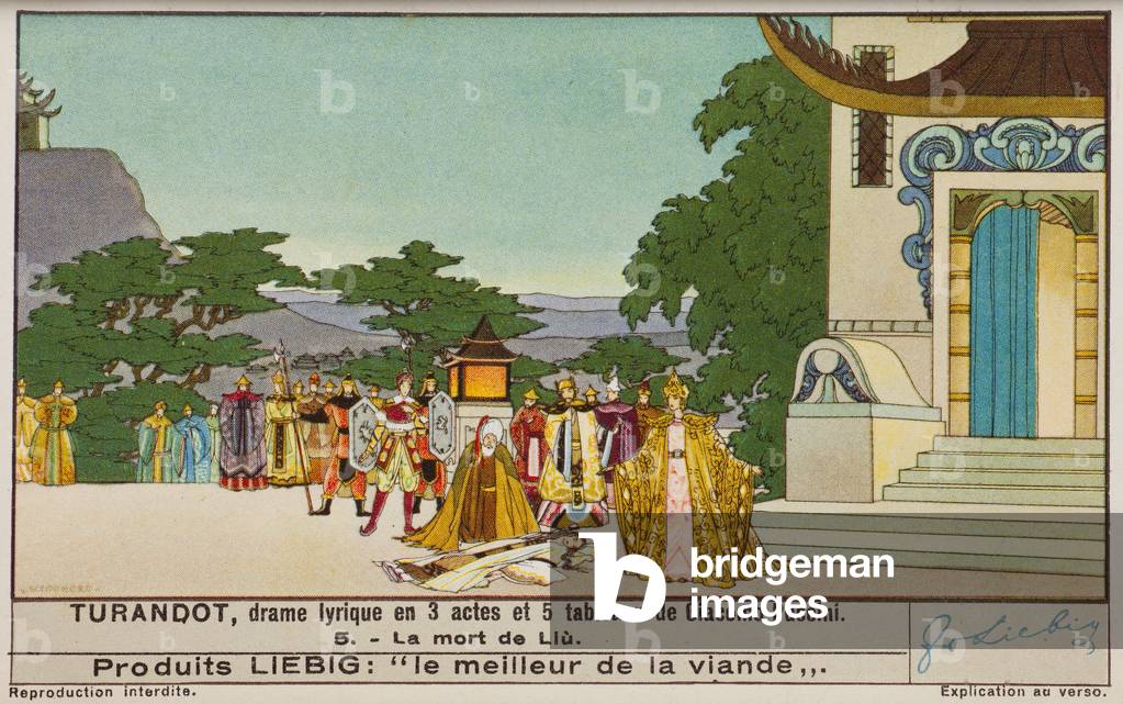 Turandot, a lyric drama of Giacomo Puccini, no 5. 1939.