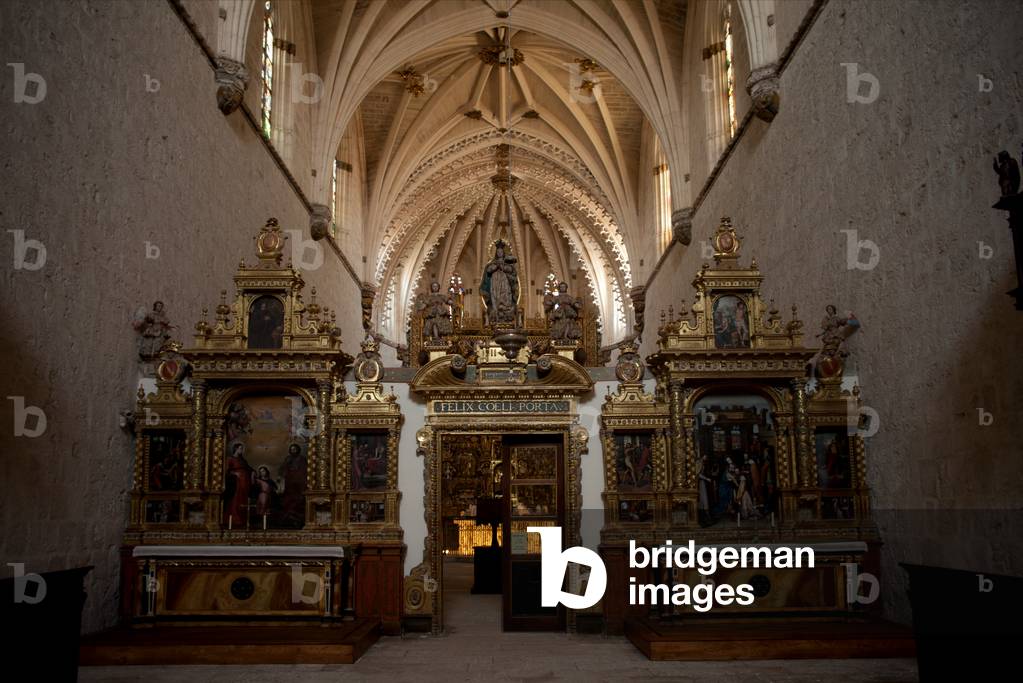 Cartuja de Miraflores. The church. Interior. The nave.
