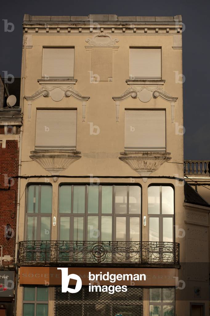 A private house façade. 20th century.