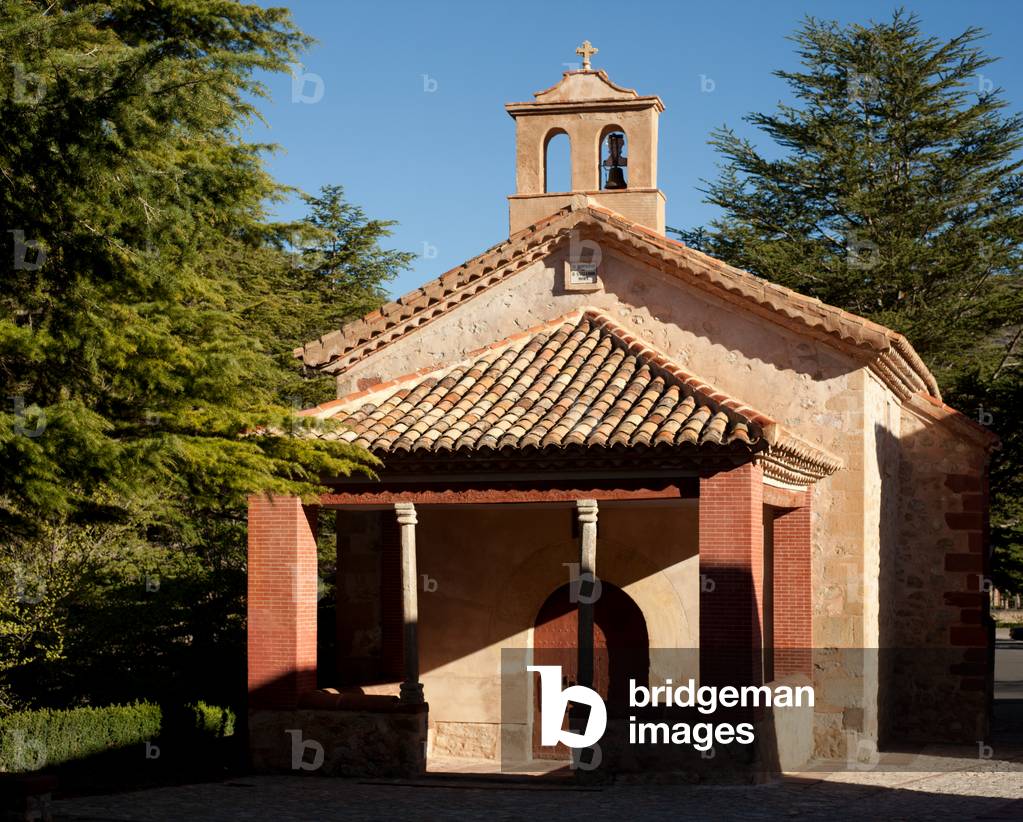 Former hermitage (Antigua ermita de San Juan). Exterior. West façade with portico.