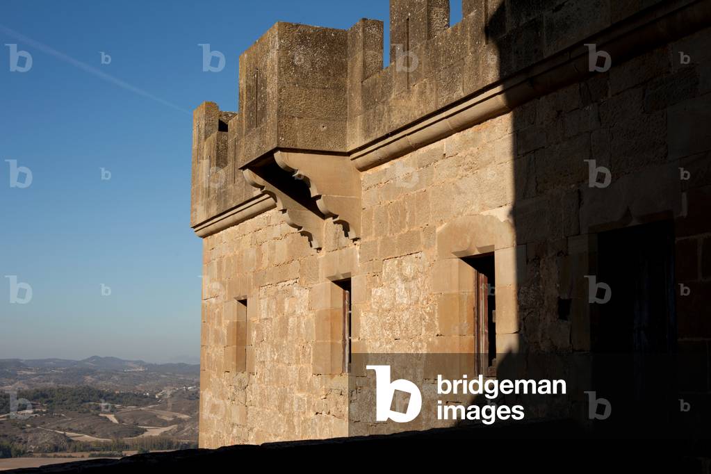 Ribelles. The Castle. The façade. Detail. 19th century.