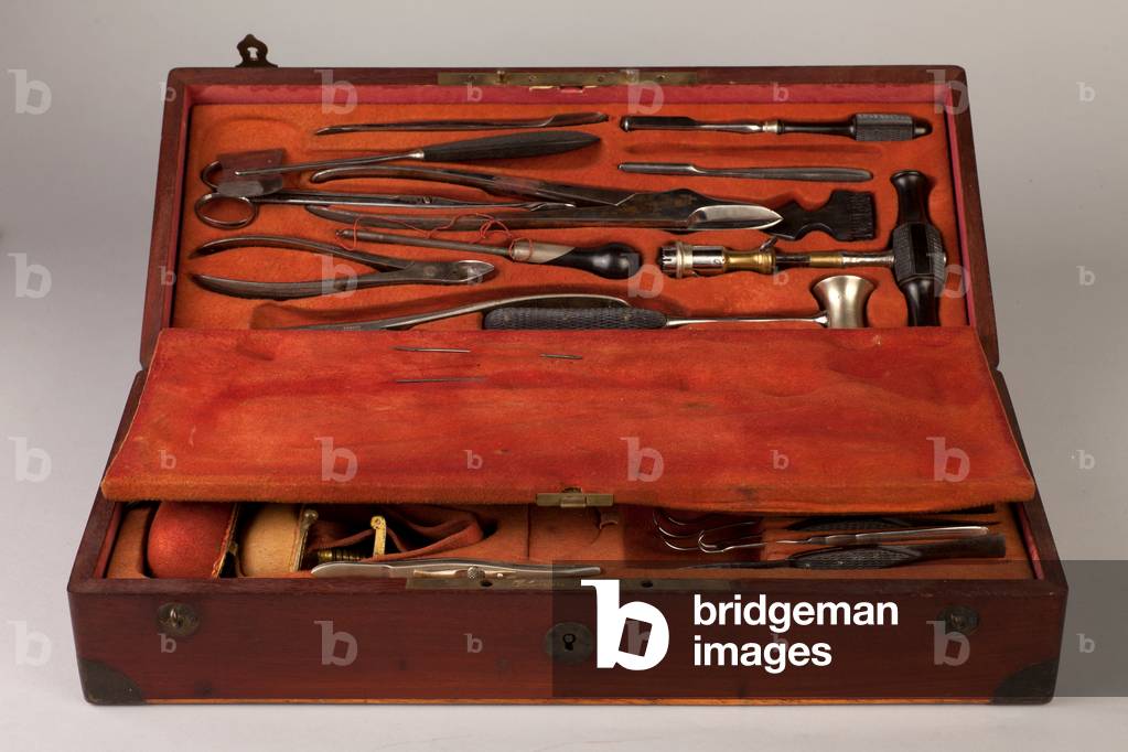 Antique medical equipment.
