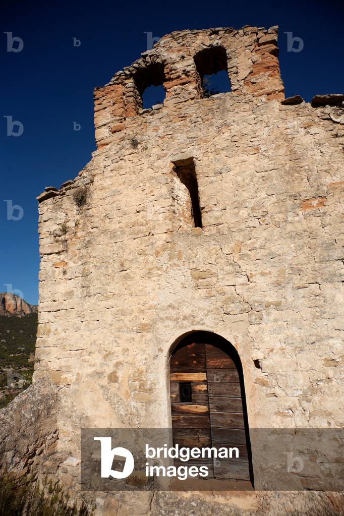 La Valldan. Hermitage (Eremita de Sant Just i Pastor). West façade.