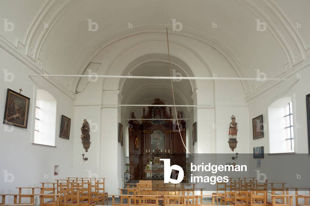 Maarke. Chapel (Sint-Vincentiuskapel). interior. The nave. 1580/1671(?).