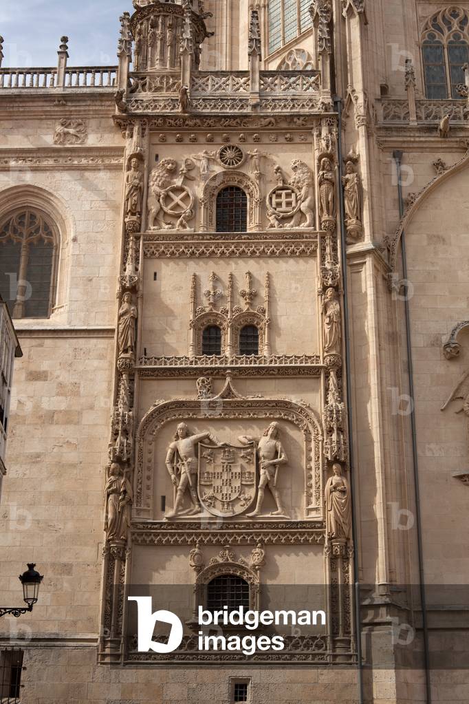 Cathedral. Exterior. East. The cloister wall. Detail. Ornaments.