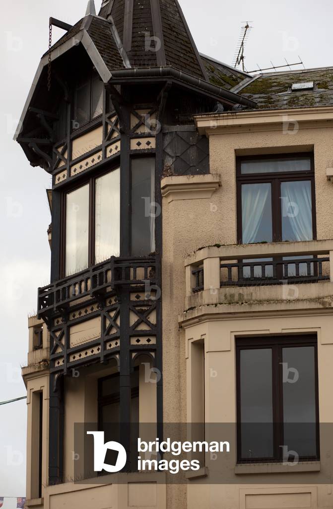 Private house façade. 20th century.