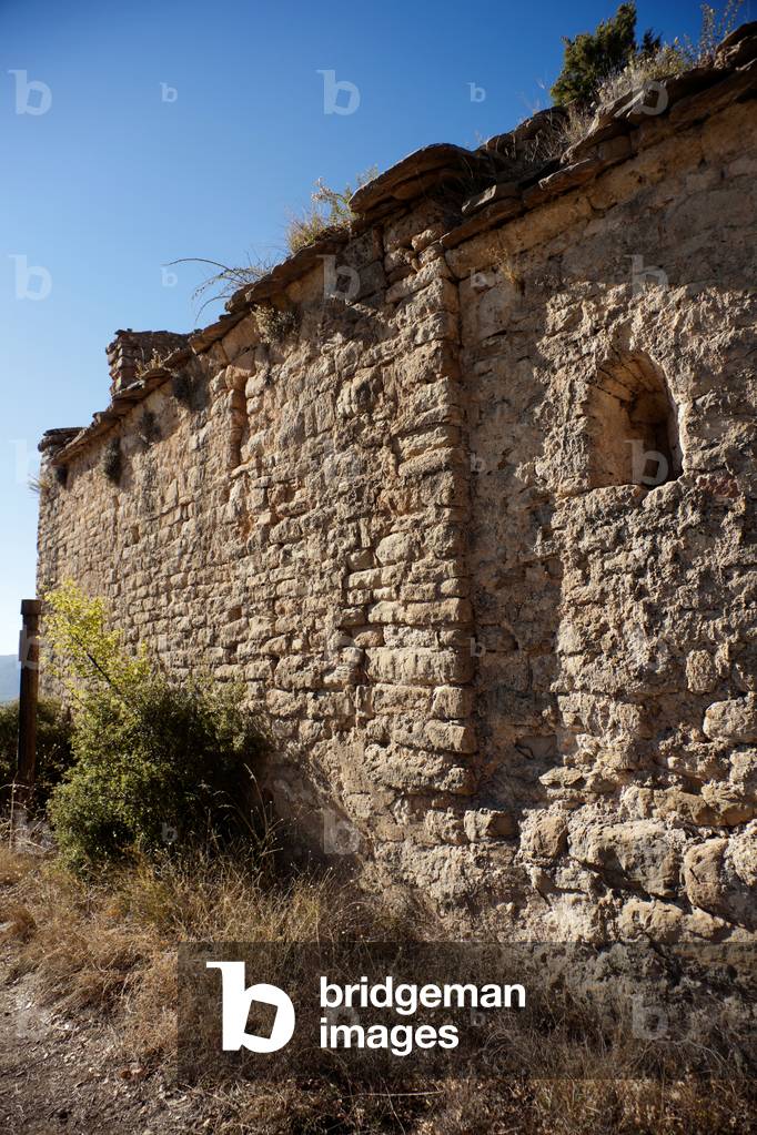 La Valldan. Hermitage (Eremita de Sant Just i Pastor). South wall.