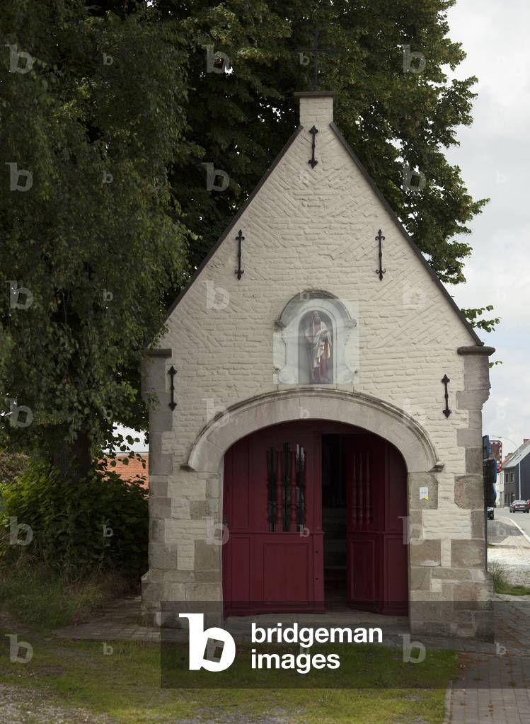 Sint-Andriessteenweg. Chapel (Sint-Andreas kapel). Exterior. Façade. Baroque. 18th century.