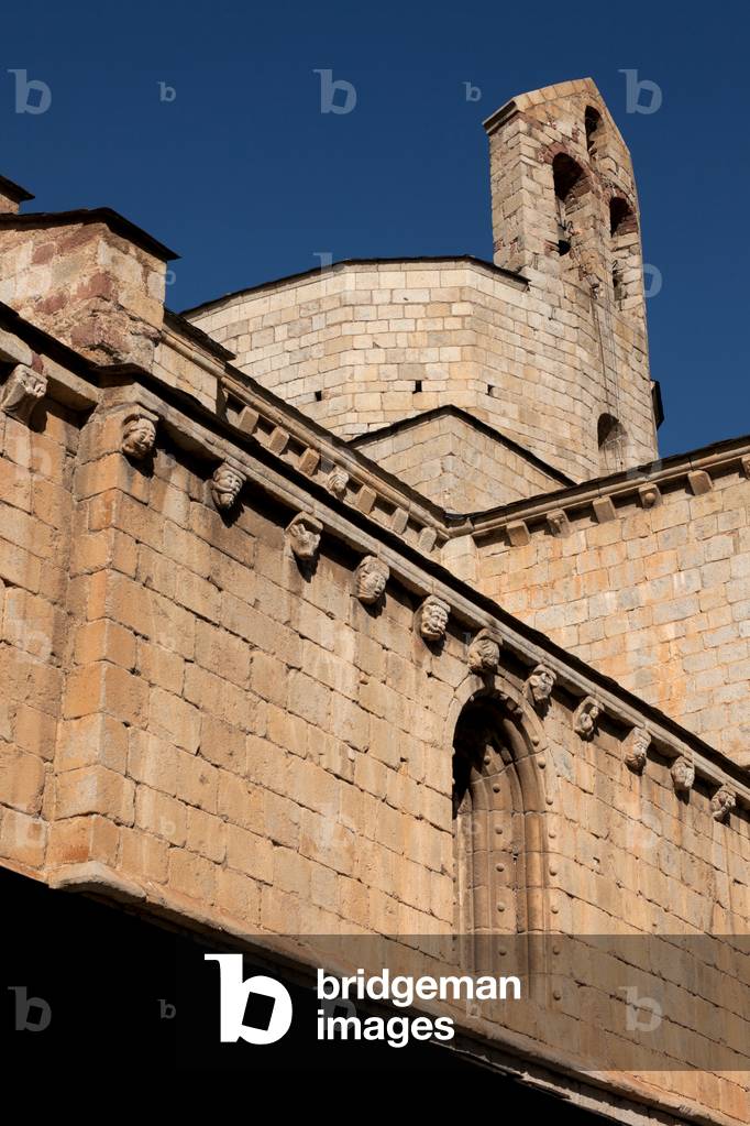 Cathedral. Exterior. The bell-tower (L'espadanya). Romanesque. 12th century.