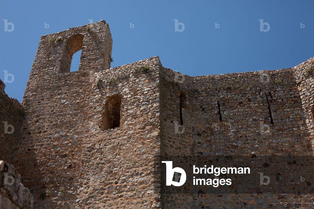 The medieval castle (Castillo-Convento de Calatrava la Nueva). Exterior.