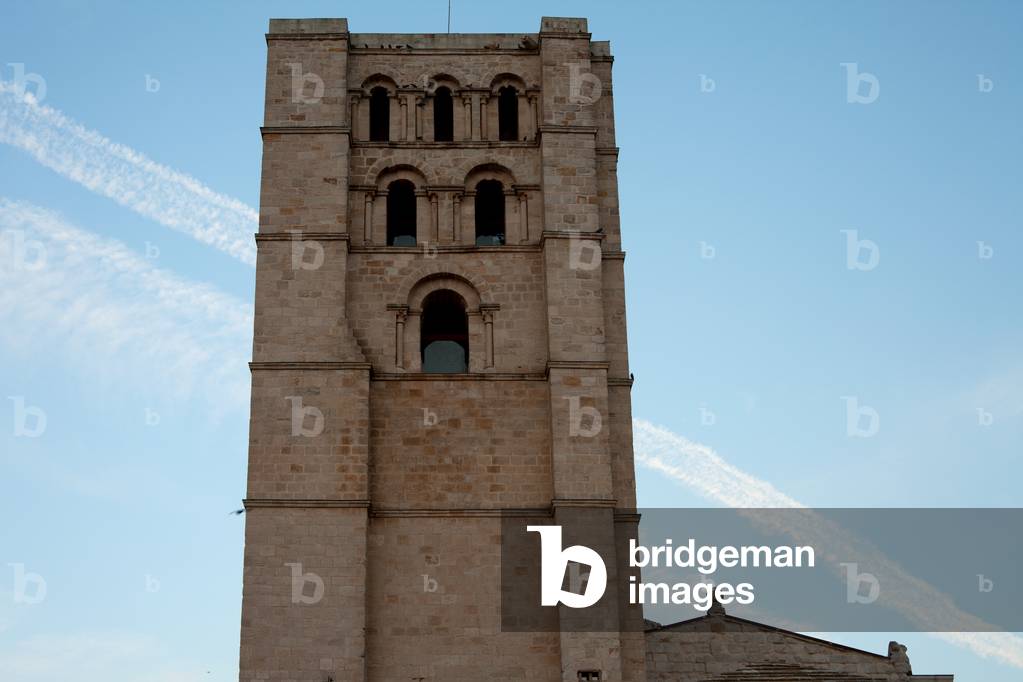 Cathedral. Exterior. West. The tower. Romanesque. 1151 - 1174.