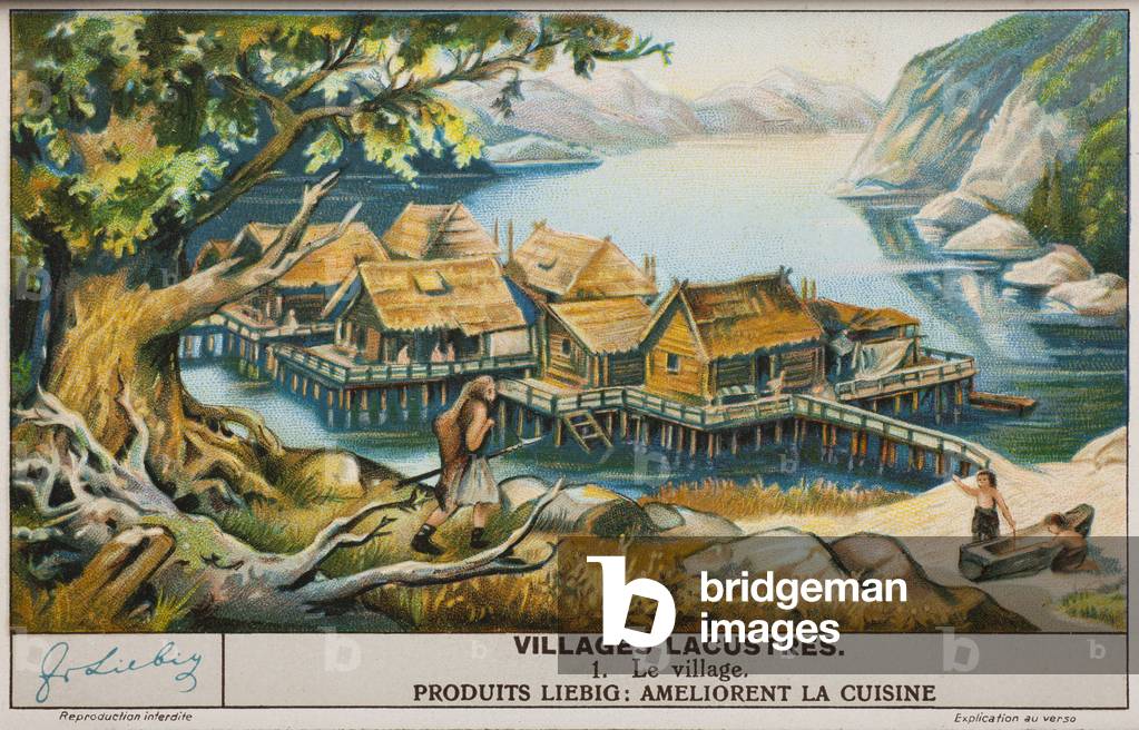 stilt houses, no1, the village. 1939.