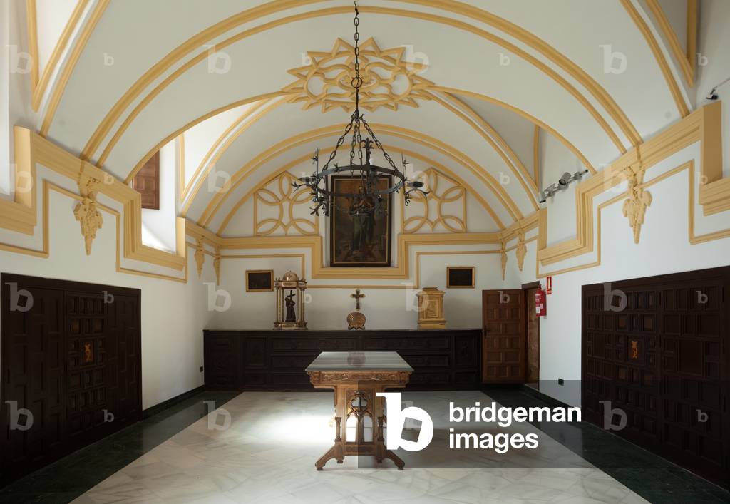Church (Iglesia de Santa Maria de los Reales Alcázares). Interior. The sacristy.
