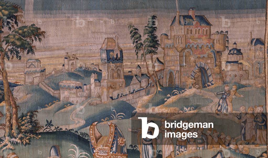 Alexander before Iaddo the high priest, c.1600 (tapestry)