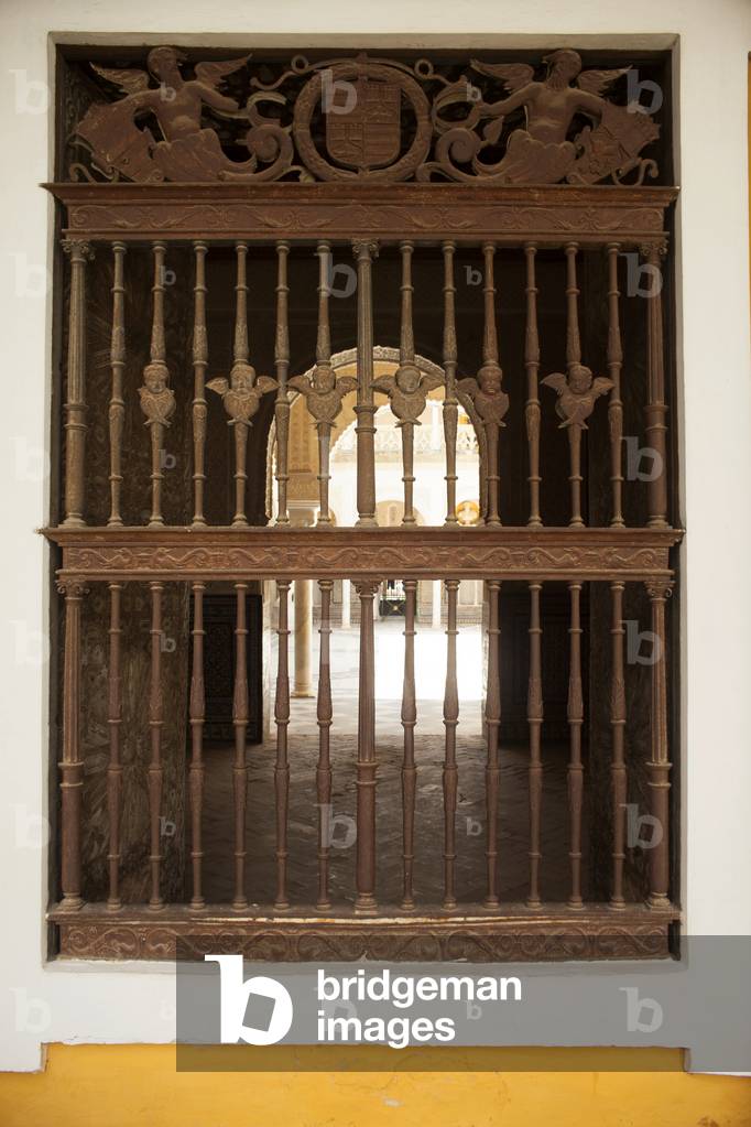 Palace (Casa de Pilatos. Interior. A fence/door. Ironwork. Renaissance.