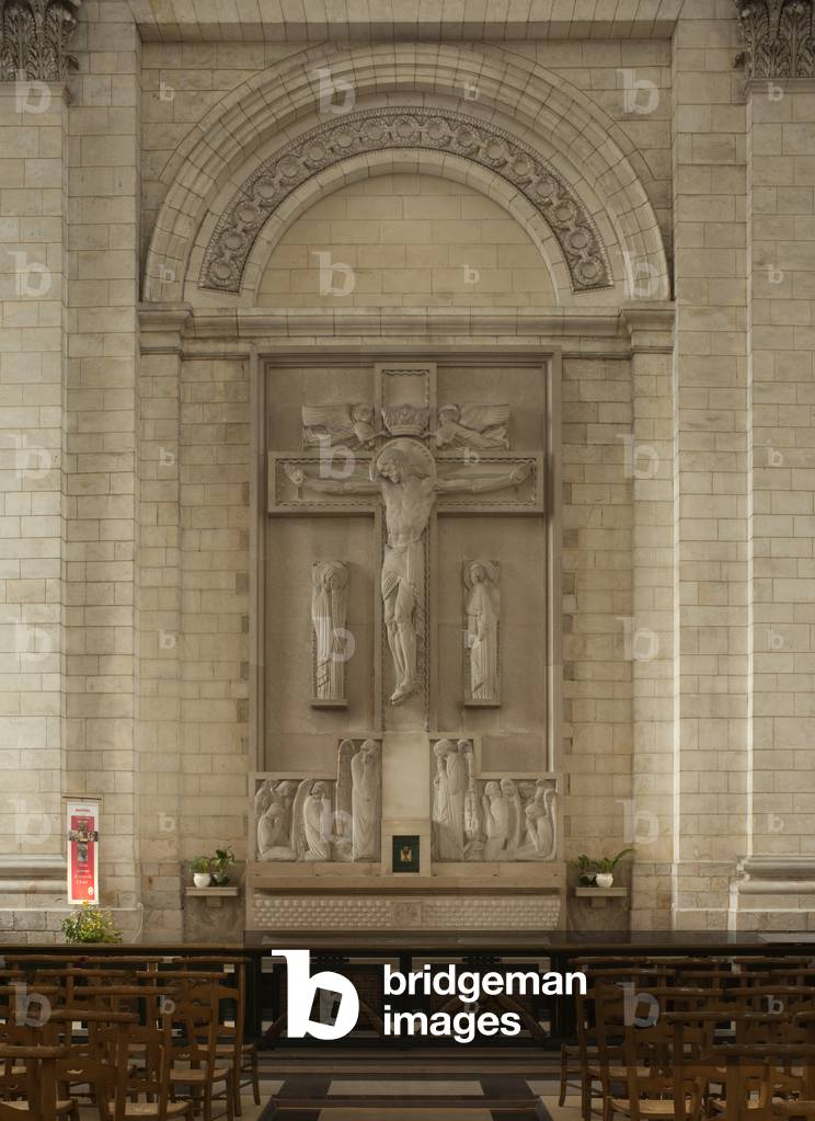 View of the altar, Arras Cathedral, Nord-Pas-de-Calais-Picardie, Pas, France (photo)