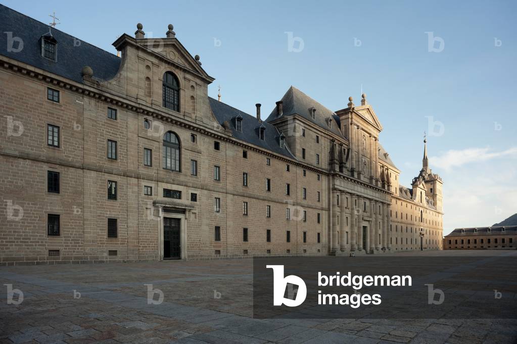Royal palace El Escorial. The main façade. 1563 - 1584.