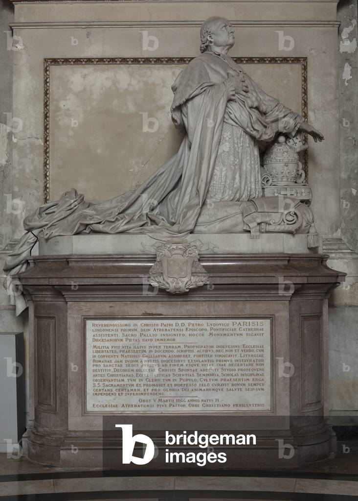 Funerary monument to Pedro Ludovico Parisis, 1872 (marble)