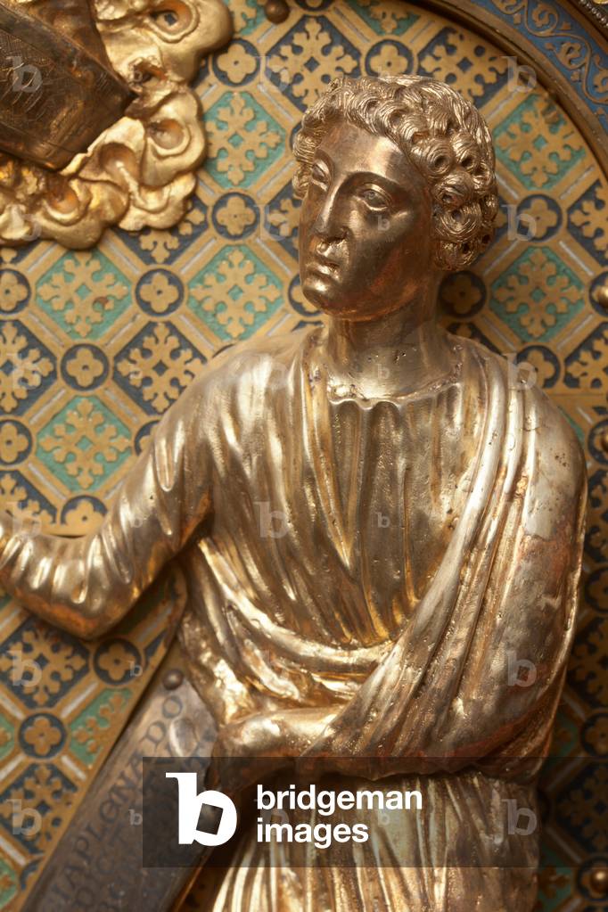 Chasse of church Notre-Dame, Tournai. Representing scenes of the Virgin's life and Christ passion.