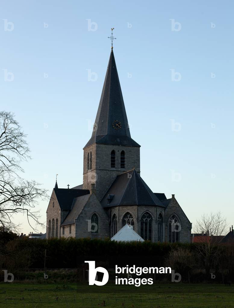 Eine. arish church (Sint-Eligiuskerk). Exterior. East.