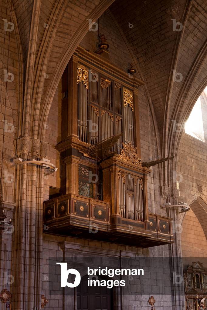 Cathedral (Catedral de Santa María). Interior. The organ.