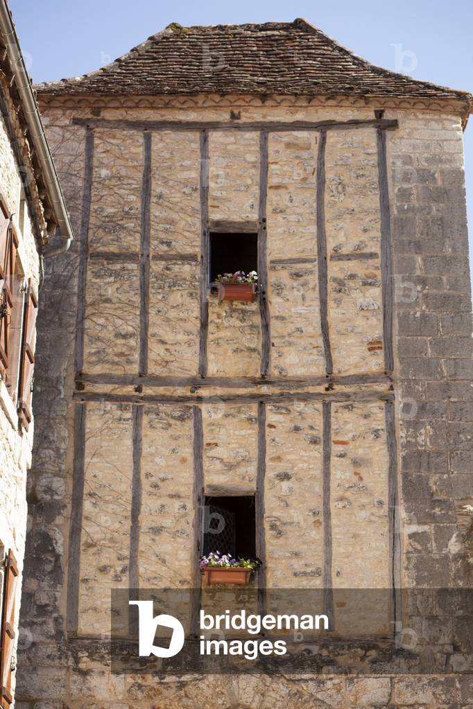 A house near the city gate (Porte Cabilière). Timberwork.