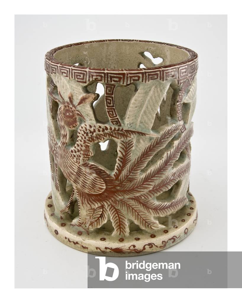 Pen Stand or Holder, 1750 (ceramic)