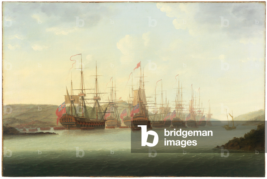 Landing of the British Troops at Quebec, 1759, 1790 (oil on canvas)