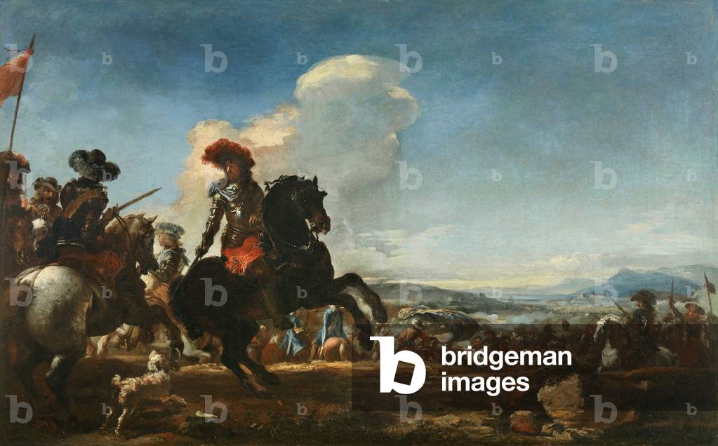 Battle Scene, c.1660 (oil on canvas)