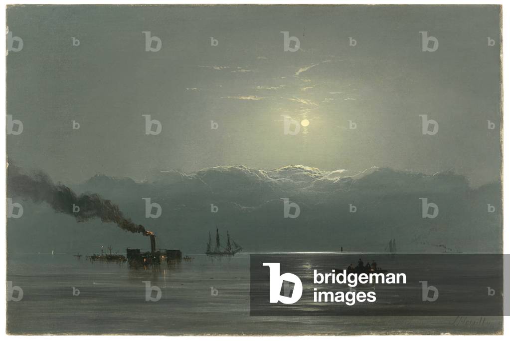 Night Preparations, mid-late 19th century (oil on canvas)