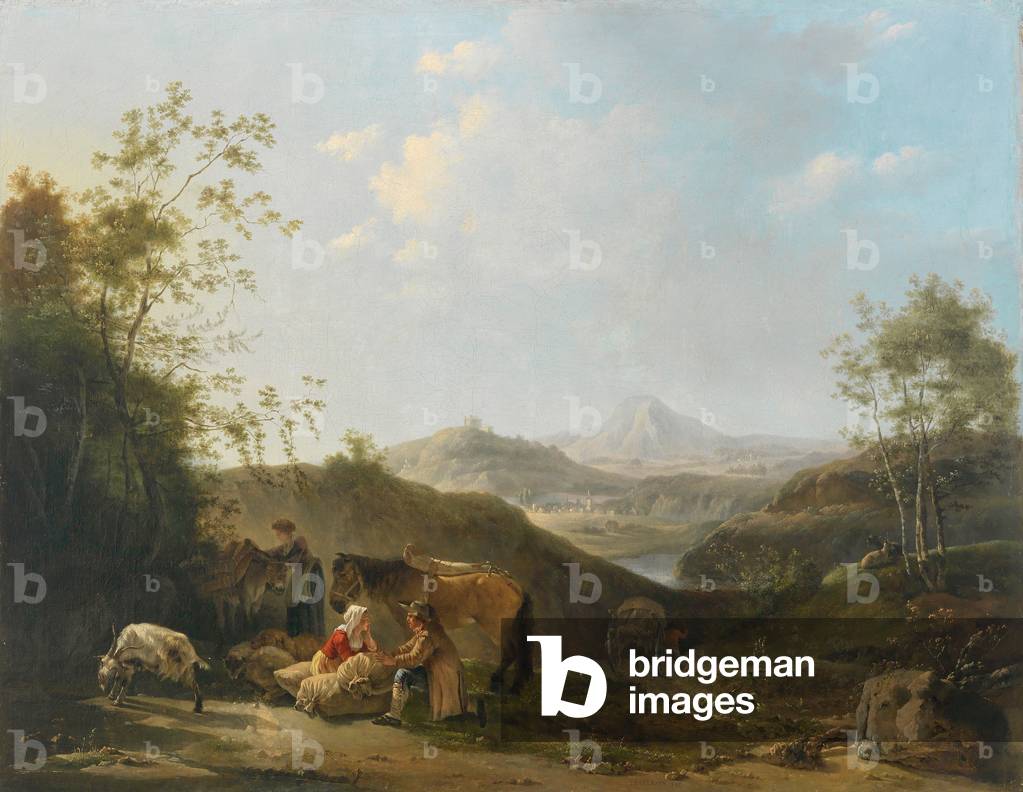 Landscape with Figures, 1787 (oil on canvas)