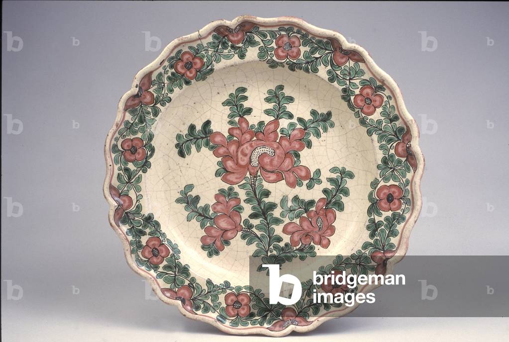 Plate (Plato), c.1800 (glazed earthenware)