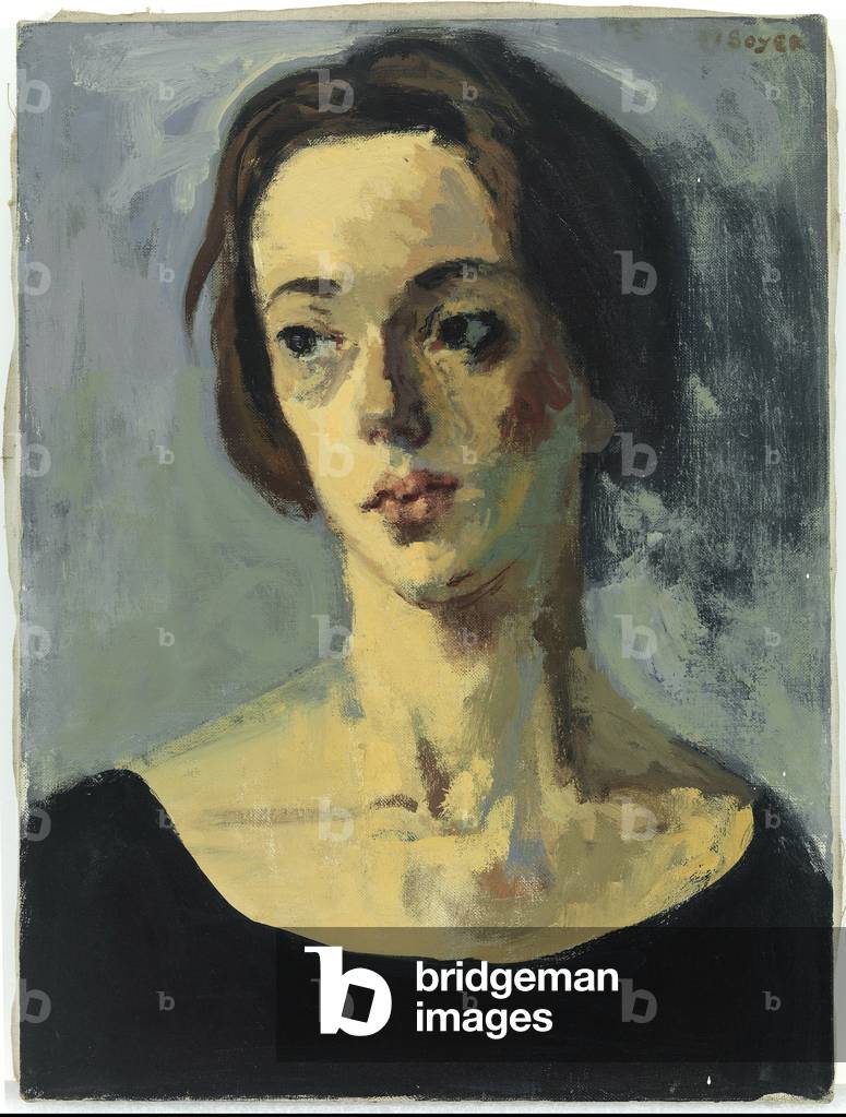 Portrait of a Young Girl, 20th century (oil on canvas)