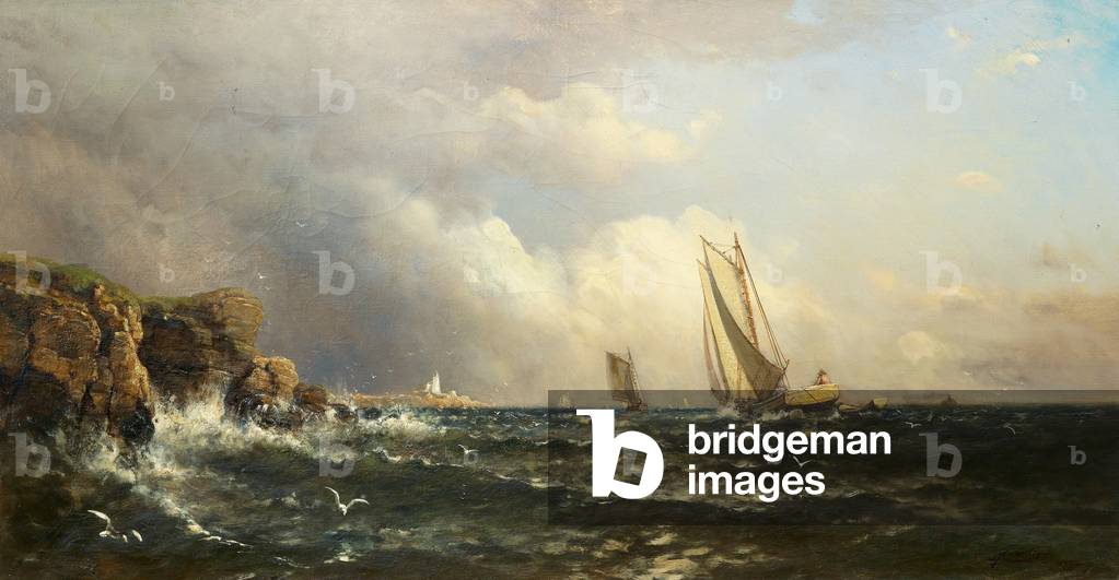 On Narragansett Bay, 1879 (oil on canvas)
