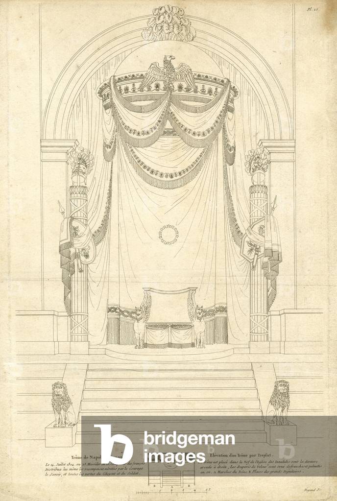 Trône de Napoléon Bonaparte (print)