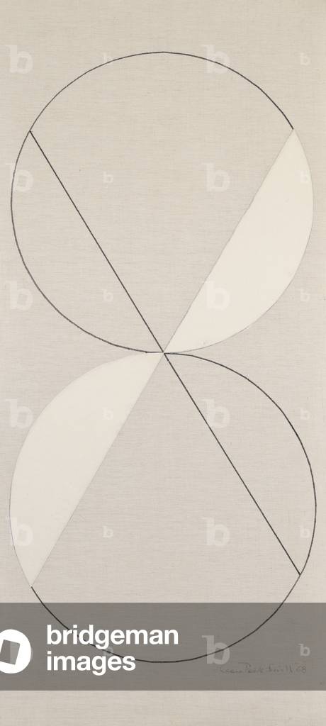 Untitled, 1968 (paper & marker on unstretched linen)