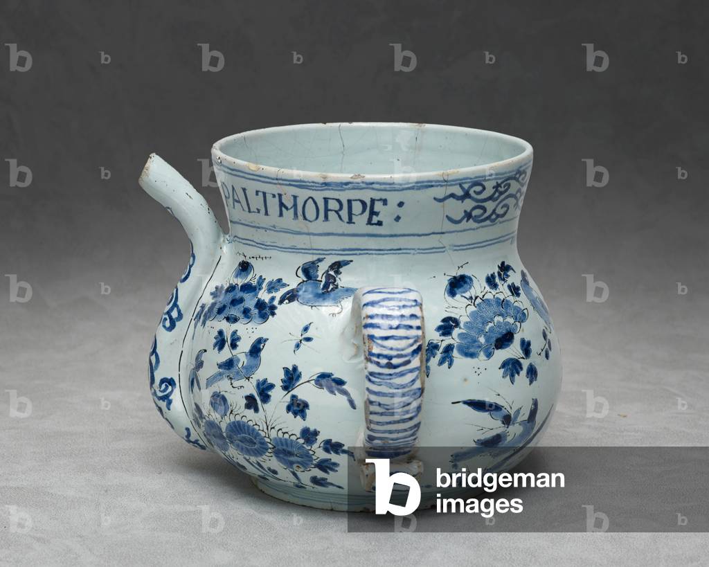 Posset pot, c.1696 (ceramic)