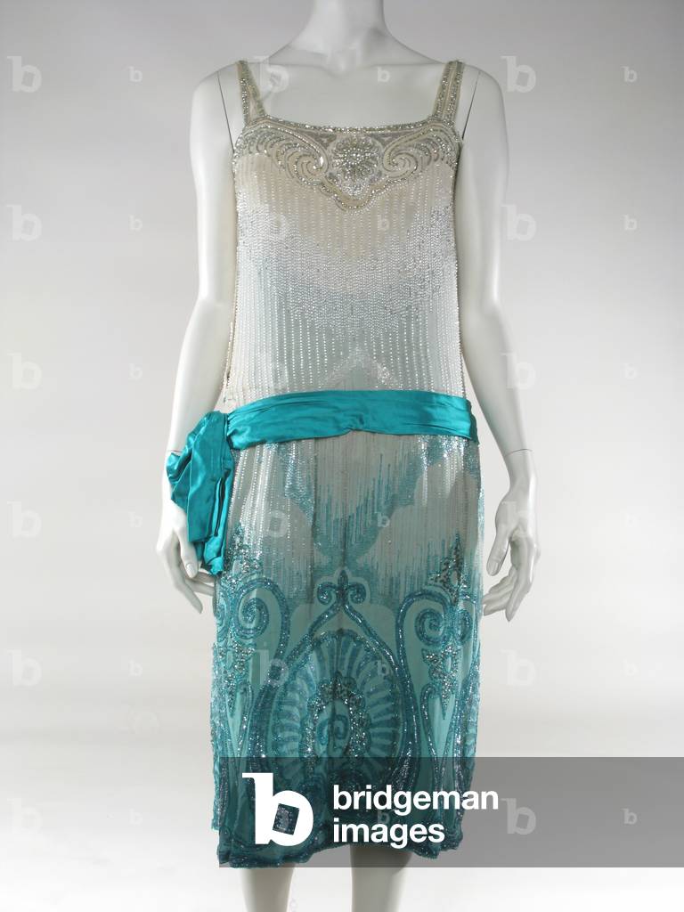 Evening Dress, 1924-28 (silk crepe)