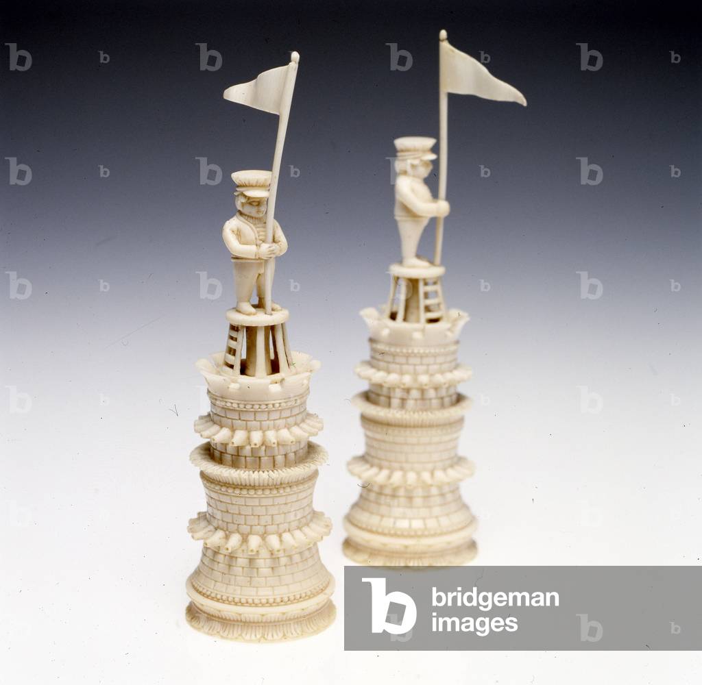 Chess set, c.1795 (ivory & walnut)