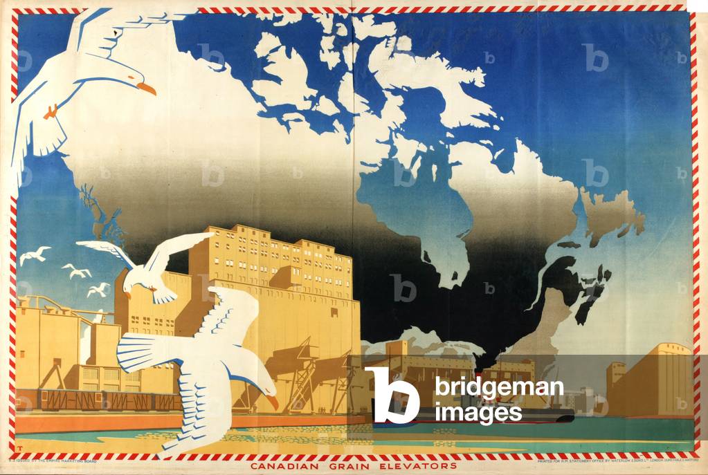 Canadian Grain Elevators (Farbe litho)
