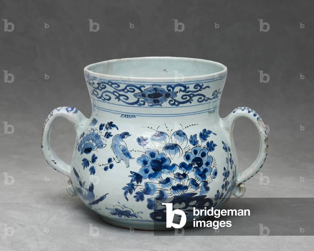 Posset pot, c.1696 (ceramic)