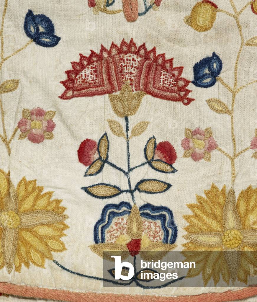 Pocket, 1720-40 (linen) (detail of 2632489)